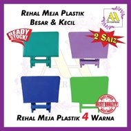 Rehal Meja Lipat Plastik (Saiz Besar &amp; Kecil) untuk Iqra, Muqaddam dan Al-Quran Hingga Saiz A3