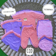 18 Pcs/9 Stel Paket Baju Bayi Perempuan Baru Lahir
