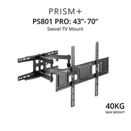 PRISM+ TV Swivel Wall Mount | 43" to 70" PS801 PRO Swivel Mounting [Installation]