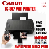 INCLUDE INK CATRIDGE Printer Wifi Canon TS 307 Wireless Printer With  Easy Smartphone Copy