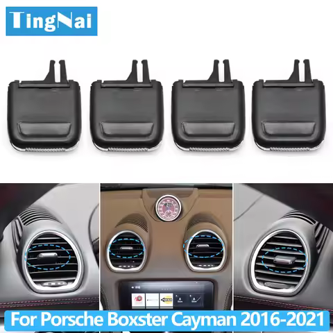 1/2/4PCS Car Front Air Vent Grille AC Tab Clip Slider Repair Kit For Porsche Boxster Cayman 982 2016