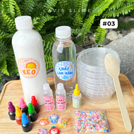 Lavis Slime - BỘ KIT LÀM SLIME ĐẦY ĐỦ 52 MÓN