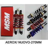 rear shock for aerox,nouvo 270mm (2pcs/one set) motorcycle shock