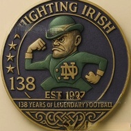 Virgin University Irish Warriors 138th Anniversary Commemorative Coin Virgin University Irish Warrio