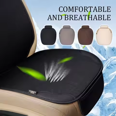 Breathable Flax Ice-Silk Front Seat Covers Universal Cushion Car Accessories Pad Cars Interior Pad P