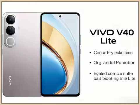 VIVO V40 Lite Smartphone 6.78'' HD+ Display 50MP Dual Camera 5000mAh Big Battery 44W Fast Charging A