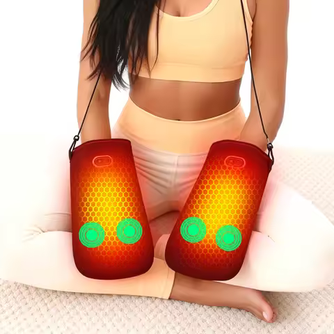 Electric Heating Hand Muff Vibration Massager Hot Compress Relieves Pain Discomfort Overuse Injury U