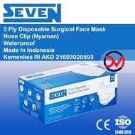 Seven Masker Medis 3ply 1box 50pcs Diskon