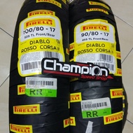 Ban Motor Diablo Rosso Corsa Ii 2 100/80 - 17 &amp; 90/80 - 17