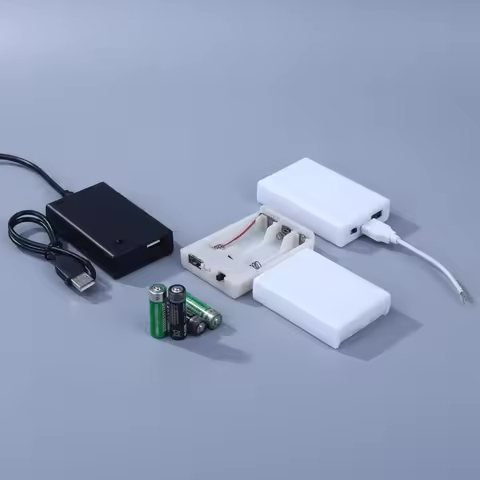 3AA 4.5V Battery Box AA Battery Case AA Battery Holder With Switch AA Box 4.5V With Line Or With USB