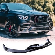 Carbon Fiber Front Lip for Mercedes-Benz GLE63 2020+ W167 GLE Class Coupe GLE350 GLE400 GLE450 Front Bumper Lip Chin Spoiler Factory Outlet