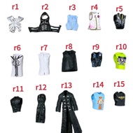 Wwe Wrestler figure Rubber Clothes Accessories 6-7 Inch Action figure Costume