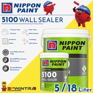 Nippon 5L / 18L Premium Exterior Wall Sealer 5100 Wall Sealer Excellent performance & promotes long-