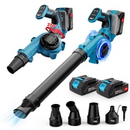 Qimedo Cordless Air Blower Leaf Blower Vacuum Blower rechargeable Portable Electric Blower Vacuum Le