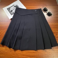 Váy nữ xếp ly chân váy xếp ly ngắn 2 nút lưng cao xòe phong cách Hàn Quốc - Alice Store