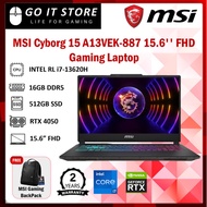 MSI Cyborg 15 A13VEK-887 (15.6'' FHD, INTEL RL i7-13620H, 16GB DDR5, 512GB SSD, RTX 4050) Gaming Lap