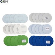 【FSFO】30Pcs 3inch Sanding Discs 1000/2000/3000/4000/5000/7000 Grit Wet & Dry Sandpaper