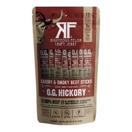 ☘️ 12ct x 1oz Best B4 04/2026 Righteous Felon Craft Jerky, O.G. Hickory Beef Stick