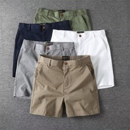 7.6-Summer All-Match Sports Stretch Shorts Men's Slim-fit Quarter Pants Elastic Overalls Shorts Oute