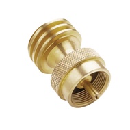【HAWT】Propane Tank Adapter 20lb to 1lb Connector Brass Hook Up for Small Propane Tanks