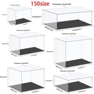 Acrylic Display Case Box,Assemble Clear Acrylic Dustproof Protection Showcase for Action Figures Toy