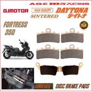QJMOTOR SCOOTER FORTRESS 350 BRAKE PADS SINTERED LONG LIFE TOP QUALITY