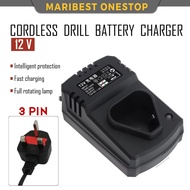 12V Fast Charger Cordless Electric Drill Rechargeable Battery Fit Most Battery 12V