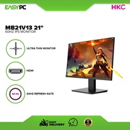 Easy PC | HKC MB21V13 21 inch Monitor 60Hz Refresh Rate with HDMI/DSUB Flat IPS Panel