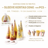Ice cream cone paper Cone ice cream cone cone ice cream paper SLEEVE