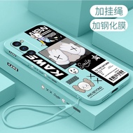 kaws  for case Samsung a12 a51 a22 4G a21s a71 ao2s a03 a31 a52 soft case cartoon cute silicone stra