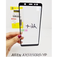 KOREAN Tempered Glass COLOR Samsung A6 Plus 2018 6.0 AKULA FULL SCREEN Guard Samsung A6+ Anti-Scratc