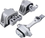 1J0199262BF 1J0199851AA 1J0199555AJ Engine Transmission Motor Mount Kit Compatible with Volkswagen V