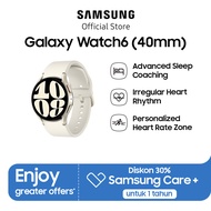 Samsung Galaxy Watch6 Bluetooth Jam tangan pintar 40mm Android Waterproof IP68 I GPS I Olahraga I Ke