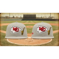 Men's New Era Gray Kansas City Chiefs City Describe 9FIFTY Snapback Hat unisex casual everyday sun c