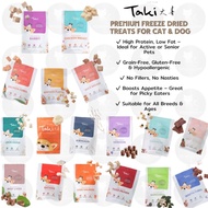 TAKI Premium Freeze Dried Pets Treats for Cats & Dogs 50g / 30g (Prawn/Hamachi/Wagyu Steak/Kangaroo/