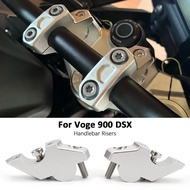 New 1 pair Motorcycle Accessories Silver Handlebar Riser Bar Mount Handle Clamp For Voge 900 DSX DSX