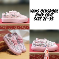 Vans Pink Love Premium Quality Children's Shoes/Vans Kids Baby Oldskool Slip On Authentic Girls Shoes