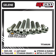 Baut Cover Underbone TYGA Kawasaki Ninja S SS R RR Baut Titanium Grade 5 Probolt Thailand King Nut