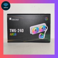 Jonsbo TW6-240 ARGB Black White - Black White AIO 240mm 240 mm All In One CPU Cooler Processor Liqui