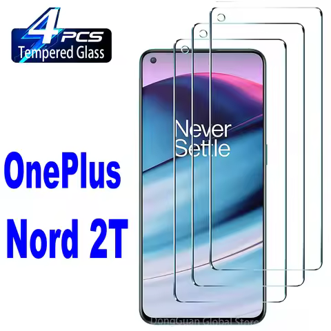 2/4Pcs Tempered Glass For OnePlus Nord 2T Screen Protector Glass Film