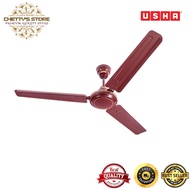 Usha Racer Chrome 1200MM Ultra High Speed 400RPM Ceiling Fan (Rich Smoke Brown)