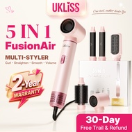 Ukliss Hair Dryer Brush 5 In 1 Multifunctional Comb Automatic Styler Hair Curler Straightener 630 Mi