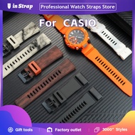 Apply to Casio G-SHOCK  GA-2000 GA-2200 24mm Replacement Strap, Soft Resin Silicone Watchband with S