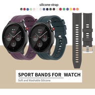 22mm Band Sport Silicone Strap for Huami Amazfit GTR 2 / GTR3 Pro / GTR4 / Bip 5 For Xiaomi Watch S1 S2 S3 Color 2
