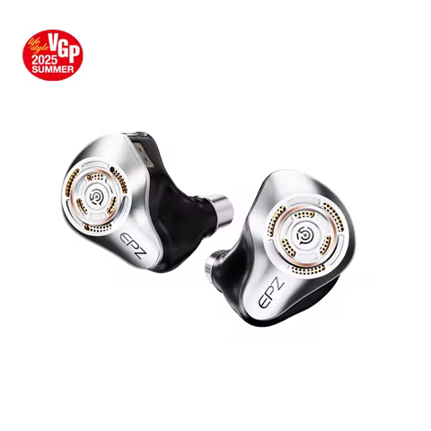 EPZ P50 Headphones 1DD+2BA+2PLANAR Hybrid Drivers HiFi IEMS Monitors 4.4mm Replaceable Plug, 0.78 2 