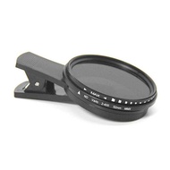 52Mm ND ND2 To ND400 -On Variable Neutral Density Filter For Mobile Smart Phone Camera
