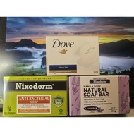 CLEARANCE-Dove soap/Nixoderm Antibac Soap/Natural soap Lavender