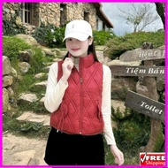 Áo gile phao lông vũ siêu nhẹ 3 lớp trần trám xịn NY9306