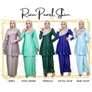 BAJU KURUNG RIAU PEARL KLASIK MODEN PLUS SIZE BAJU RAYA 2024 GREY MINT GREEN EMERALD GREEN ROYAL BLUE BABY BLUE P2 LT