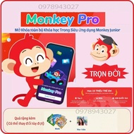 Monkey PRO trọn đời gồm (ABC/junior 5.0/Stories/Speak/Math/Vmonkey) cho bé 0-15 Tuổi